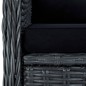 vidaXL Juego de comedor para jardín 3 piezas gris oscuro vidaXL Juego de comedor para jardín 3 piezas gris oscuro