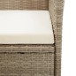 vidaXL Juego de comedor de jardín 5 piezas beige vidaXL Juego de comedor de jardín 5 piezas beige