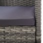 vidaXL Juego de comedor para jardín 5 piezas gris antracita vidaXL Juego de comedor para jardín 5 piezas gris antracita