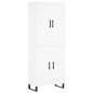 vidaXL Aparador alto madera contrachapada blanco 69,5x34x180 cm vidaXL Aparador alto madera contrachapada blanco 69,5x34x180 cm