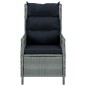 vidaXL Juego de comedor para jardín de 7 piezas gris claro vidaXL Juego de comedor para jardín de 7 piezas gris claro