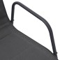 vidaXL Juego de comedor para jardín 7 piezas acero gris antracita vidaXL Juego de comedor para jardín 7 piezas acero gris antracita