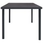 vidaXL Juego de comedor para jardín 7 piezas acero gris antracita vidaXL Juego de comedor para jardín 7 piezas acero gris antracita