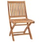 vidaXL Sillas de jardín plegables 6 uds madera maciza teca con cojines vidaXL Sillas de jardín plegables 6 uds madera maciza teca con cojines