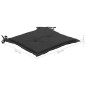 vidaXL Sillas de jardín 6 uds madera maciza de teca cojines negro vidaXL Sillas de jardín 6 uds madera maciza de teca cojines negro
