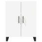 vidaXL Aparador alto madera contrachapada blanco 69,5x34x180 cm vidaXL Aparador alto madera contrachapada blanco 69,5x34x180 cm