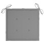 vidaXL Sillas de jardín apilables 4 uds madera de teca con cojines vidaXL Sillas de jardín apilables 4 uds madera de teca con cojines