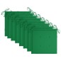 vidaXL Sillas de jardín apilables 8 uds madera de teca con cojines vidaXL Sillas de jardín apilables 8 uds madera de teca con cojines