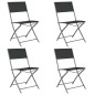 vidaXL Juego de comedor para jardín 5 piezas acero vidaXL Juego de comedor para jardín 5 piezas acero