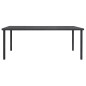 vidaXL Juego de comedor de jardín 11 piezas acero vidaXL Juego de comedor de jardín 11 piezas acero
