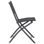 vidaXL Juego de comedor de jardín 11 piezas acero vidaXL Juego de comedor de jardín 11 piezas acero