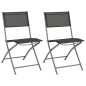 vidaXL Juego de comedor para jardín 3 piezas acero vidaXL Juego de comedor para jardín 3 piezas acero