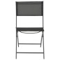 vidaXL Juego de comedor para jardín 3 piezas acero vidaXL Juego de comedor para jardín 3 piezas acero