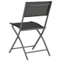 vidaXL Juego de comedor para jardín 3 piezas acero vidaXL Juego de comedor para jardín 3 piezas acero