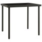 vidaXL Juego de comedor para jardín 3 piezas acero vidaXL Juego de comedor para jardín 3 piezas acero
