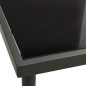 vidaXL Juego de comedor para jardín 3 piezas acero vidaXL Juego de comedor para jardín 3 piezas acero