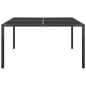 vidaXL Juego de comedor de jardín 9 piezas acero vidaXL Juego de comedor de jardín 9 piezas acero