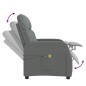 vidaXL Sillón de masaje eléctrico tela gris oscuro vidaXL Sillón de masaje eléctrico tela gris oscuro