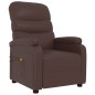 vidaXL Sillón de masaje eléctrico cuero sintético marrón vidaXL Sillón de masaje eléctrico cuero sintético marrón