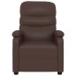 vidaXL Sillón de masaje eléctrico cuero sintético marrón vidaXL Sillón de masaje eléctrico cuero sintético marrón