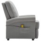 vidaXL Sillón de masaje eléctrico tela gris claro vidaXL Sillón de masaje eléctrico tela gris claro