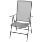 vidaXL Juego de muebles de comedor de jardín 7 piezas acero antracita vidaXL Juego de muebles de comedor de jardín 7 piezas acero antracita