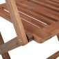 vidaXL Sillas de jardín plegables 8 uds y cojines madera maciza acacia vidaXL Sillas de jardín plegables 8 uds y cojines madera maciza acacia