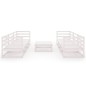 vidaXL Set de salón de jardín de 7 pzas blanco madera maciza de pino vidaXL Set de salón de jardín de 7 pzas blanco madera maciza de pino