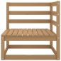 vidaXL Muebles de jardín 10 piezas marrón miel madera maciza de pino vidaXL Muebles de jardín 10 piezas marrón miel madera maciza de pino