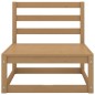 vidaXL Muebles de jardín 10 piezas marrón miel madera maciza de pino vidaXL Muebles de jardín 10 piezas marrón miel madera maciza de pino