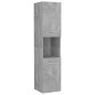 vidaXL Juego de muebles de baño madera de ingeniería gris hormigón vidaXL Juego de muebles de baño madera de ingeniería gris hormigón