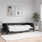 vidaXL Sofá cama tela negro 90x190 cm vidaXL Sofá cama tela negro 90x190 cm