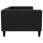 vidaXL Sofá cama tela negro 90x190 cm vidaXL Sofá cama tela negro 90x190 cm