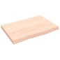 vidaXL Tablero de mesa madera maciza roble sin tratar 60x40x(2-4) cm vidaXL Tablero de mesa madera maciza roble sin tratar 60x40x(2-4) cm