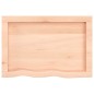 vidaXL Tablero de mesa madera maciza roble sin tratar 60x40x(2-4) cm vidaXL Tablero de mesa madera maciza roble sin tratar 60x40x(2-4) cm