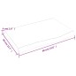 vidaXL Tablero de mesa madera maciza roble sin tratar 60x40x(2-4) cm vidaXL Tablero de mesa madera maciza roble sin tratar 60x40x(2-4) cm