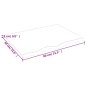 vidaXL Tablero de mesa madera maciza de roble sin tratar 80x60x2 cm vidaXL Tablero de mesa madera maciza de roble sin tratar 80x60x2 cm