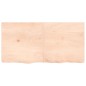vidaXL Tablero de mesa madera maciza roble sin tratar 120x60x(2-6) cm vidaXL Tablero de mesa madera maciza roble sin tratar 120x60x(2-6) cm