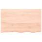 vidaXL Tablero de mesa madera maciza roble sin tratar 100x60x(2-6) cm vidaXL Tablero de mesa madera maciza roble sin tratar 100x60x(2-6) cm
