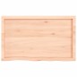 vidaXL Tablero de mesa madera maciza roble sin tratar 100x60x(2-6) cm vidaXL Tablero de mesa madera maciza roble sin tratar 100x60x(2-6) cm