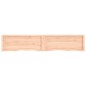 vidaXL Tablero de mesa madera maciza roble sin tratar 200x40x(2-4) cm vidaXL Tablero de mesa madera maciza roble sin tratar 200x40x(2-4) cm