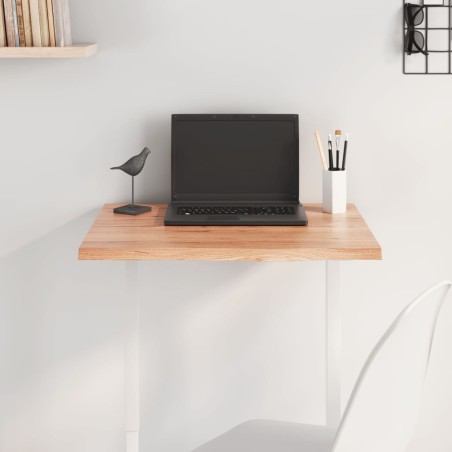 vidaXL Tablero de mesa madera roble tratada marrón claro 60x50x2 cm