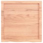 vidaXL Tablero mesa madera roble tratada marrón claro 60x60x(2-4) cm vidaXL Tablero mesa madera roble tratada marrón claro 60x60x(2-4) cm
