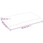 vidaXL Tablero mesa madera roble tratada marrón claro 80x50x(2-6) cm vidaXL Tablero mesa madera roble tratada marrón claro 80x50x(2-6) cm