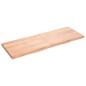vidaXL Tablero mesa madera roble tratada marrón claro 140x50x(2-4) cm vidaXL Tablero mesa madera roble tratada marrón claro 140x50x(2-4) cm
