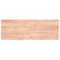 vidaXL Tablero mesa madera roble tratada marrón claro 140x50x(2-4) cm vidaXL Tablero mesa madera roble tratada marrón claro 140x50x(2-4) cm