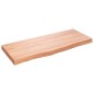 vidaXL Tablero mesa madera roble tratada marrón claro 100x40x(2-6) cm vidaXL Tablero mesa madera roble tratada marrón claro 100x40x(2-6) cm