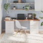 vidaXL Tablero mesa madera roble tratada marrón claro 180x60x(2-4) cm vidaXL Tablero mesa madera roble tratada marrón claro 180x60x(2-4) cm