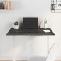 vidaXL Tablero de mesa madera de roble tratada gris oscuro 80x60x2 cm vidaXL Tablero de mesa madera de roble tratada gris oscuro 80x60x2 cm