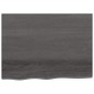vidaXL Tablero de mesa madera de roble tratada gris oscuro 80x60x2 cm vidaXL Tablero de mesa madera de roble tratada gris oscuro 80x60x2 cm